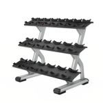Precor DBR0814 3 Tier, 10 Pair Dumbbell Rack