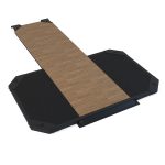 پلتفرم | Pulse 867-H35 Rubber Full Rack Platform